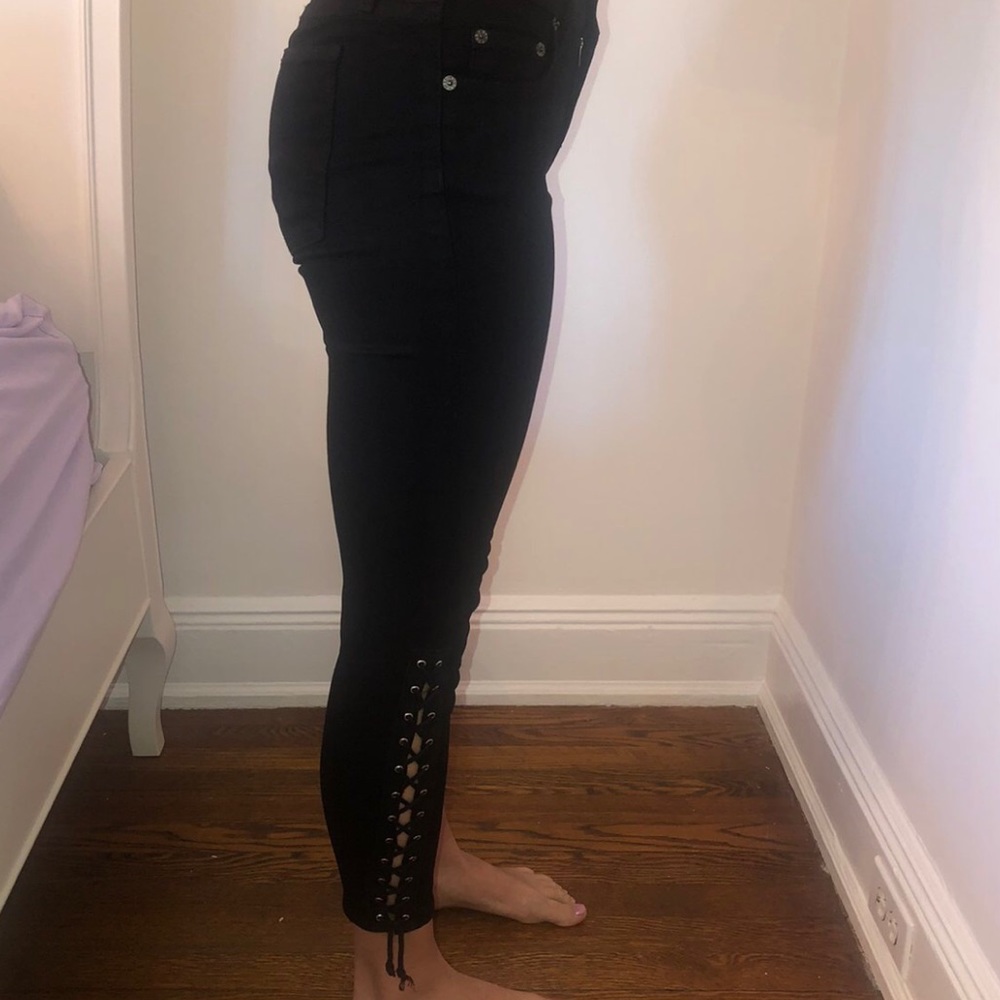 LF Black Cropped jeans